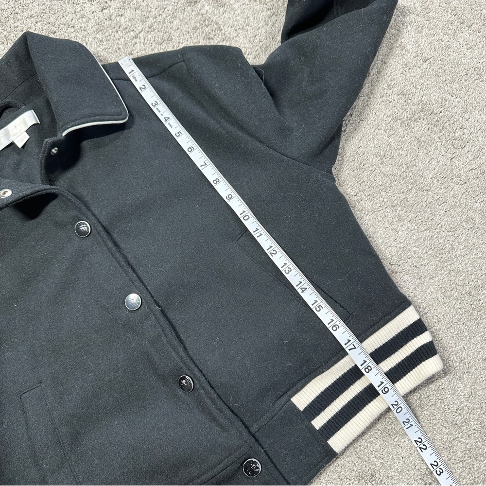 Spiritual Gangster Women's Warrior Heart Isla Jacket Crop Wool Blend in Black S - Picture 14 of 16